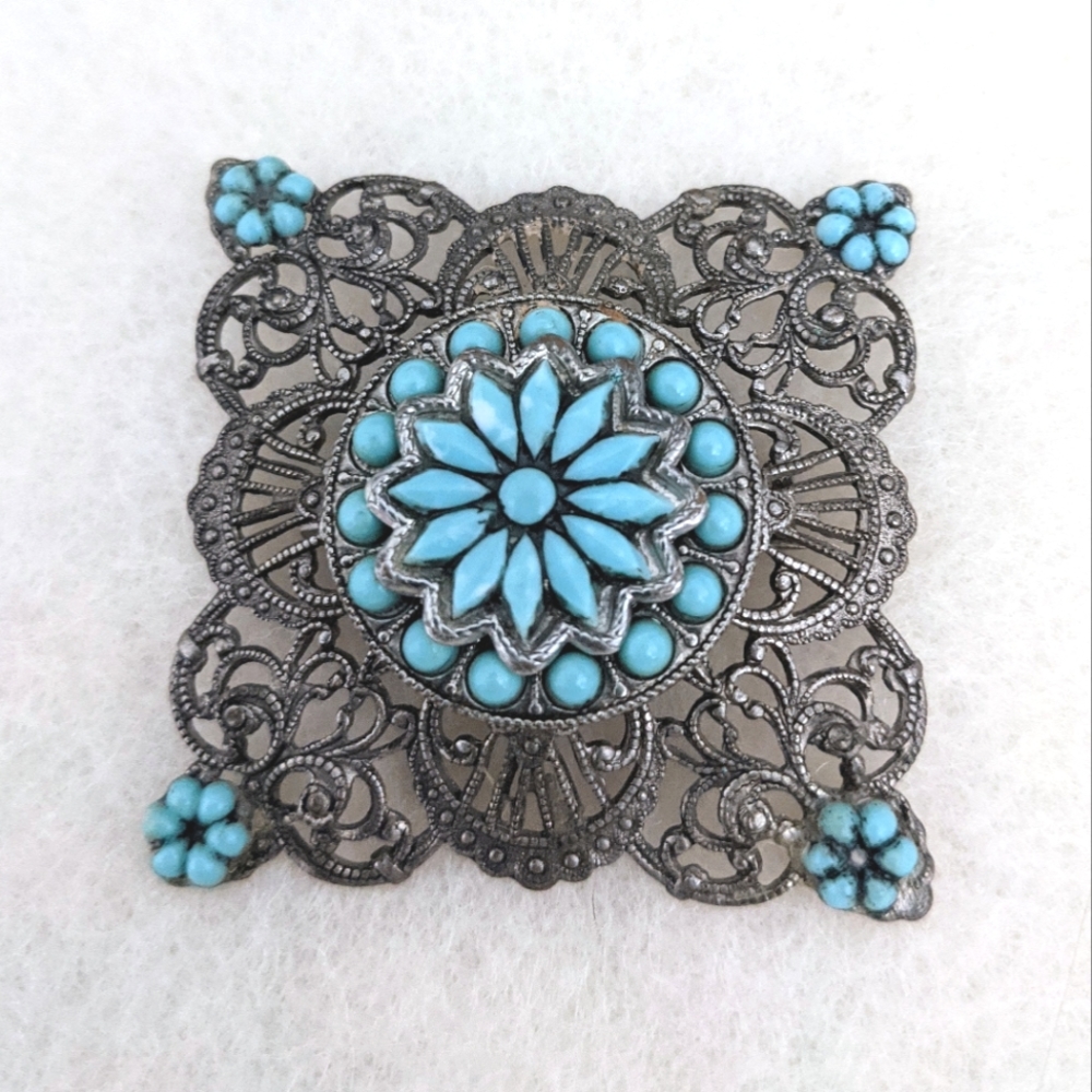 Turquoise Brooch